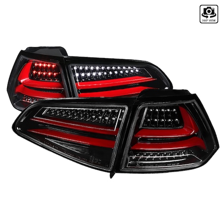 Spec-D Tuning 15-Up Volkswagen Golf Mk7 LED Tail Lights LT-GLF15BKLED-TM